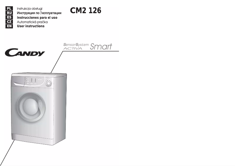 Page 1 of the manual User Manual Candy CM2126
