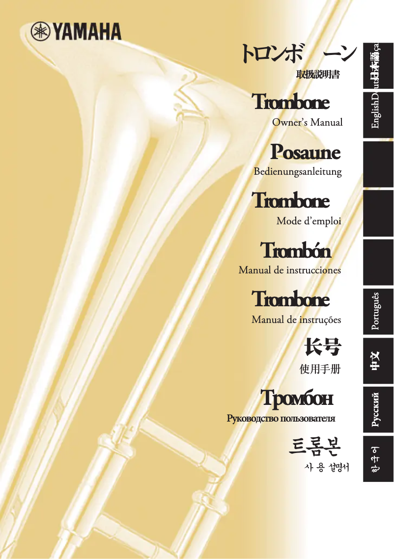 Page 1 de la notice Manuel utilisateur Yamaha YSL-350C