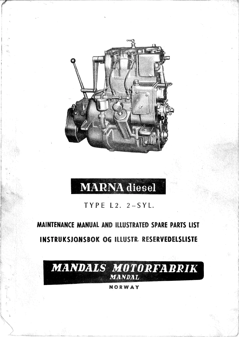Page 1 de la notice Manuel utilisateur Marna L2