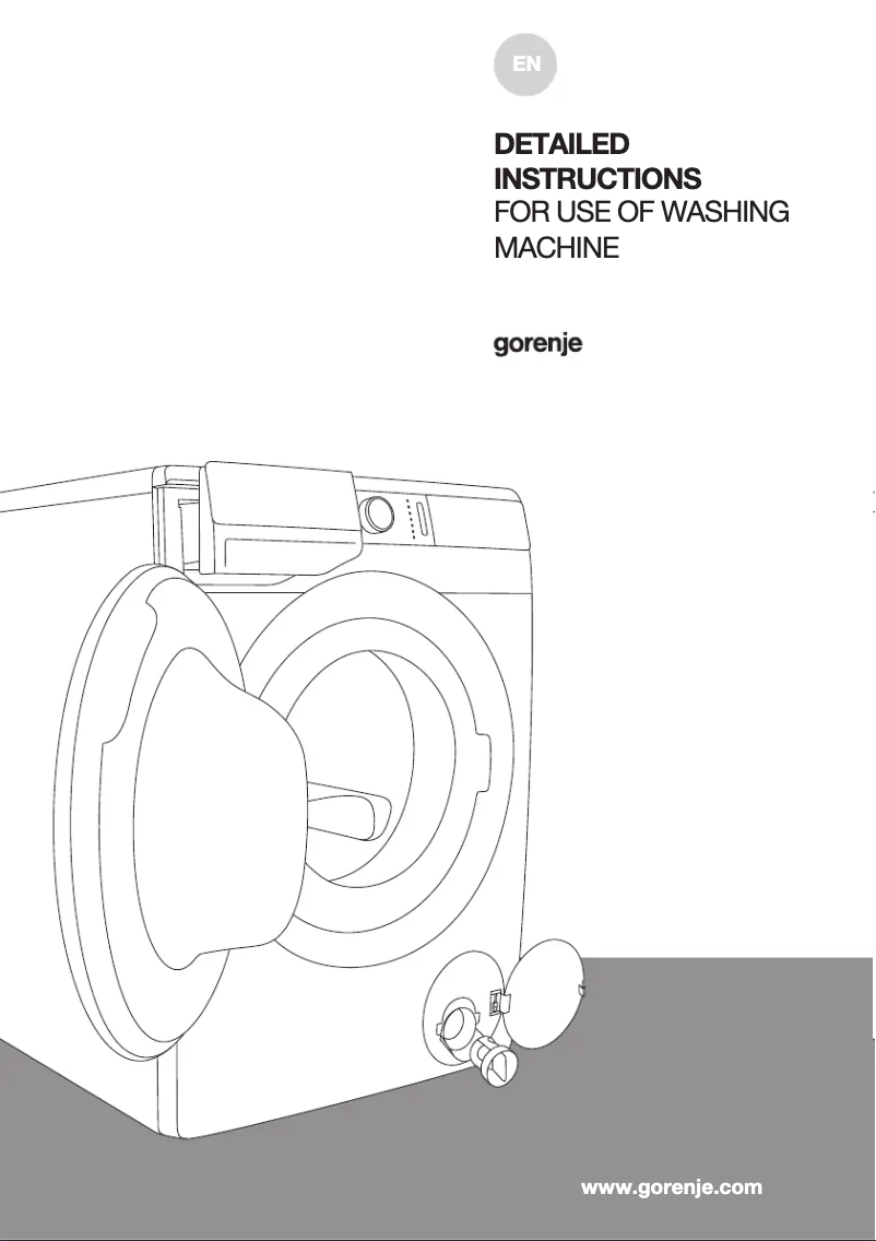 Página 1 del manual Manual de usuario Gorenje WA946