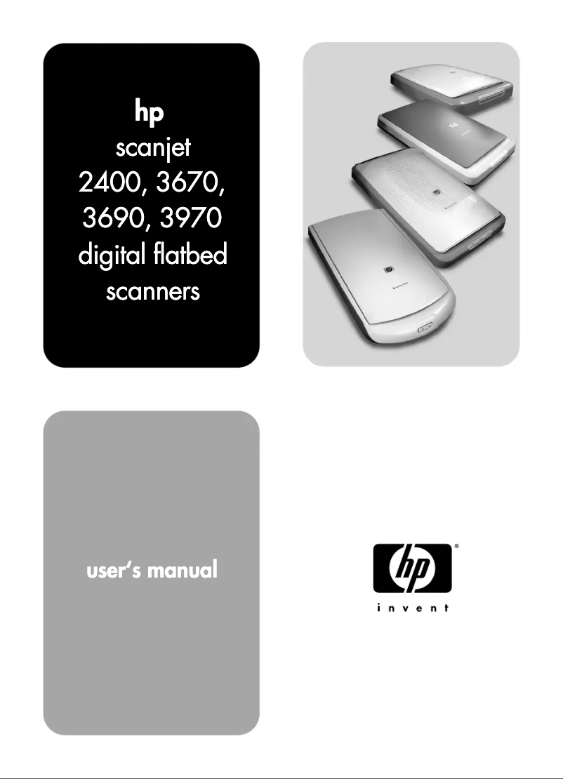 Page 1 de la notice Manuel utilisateur HP Scanjet 3670