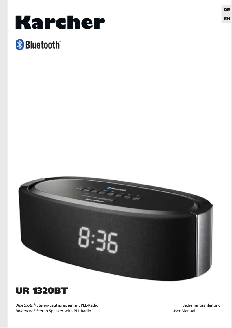 Page 1 de la notice Manuel utilisateur Kärcher UR 1320BT