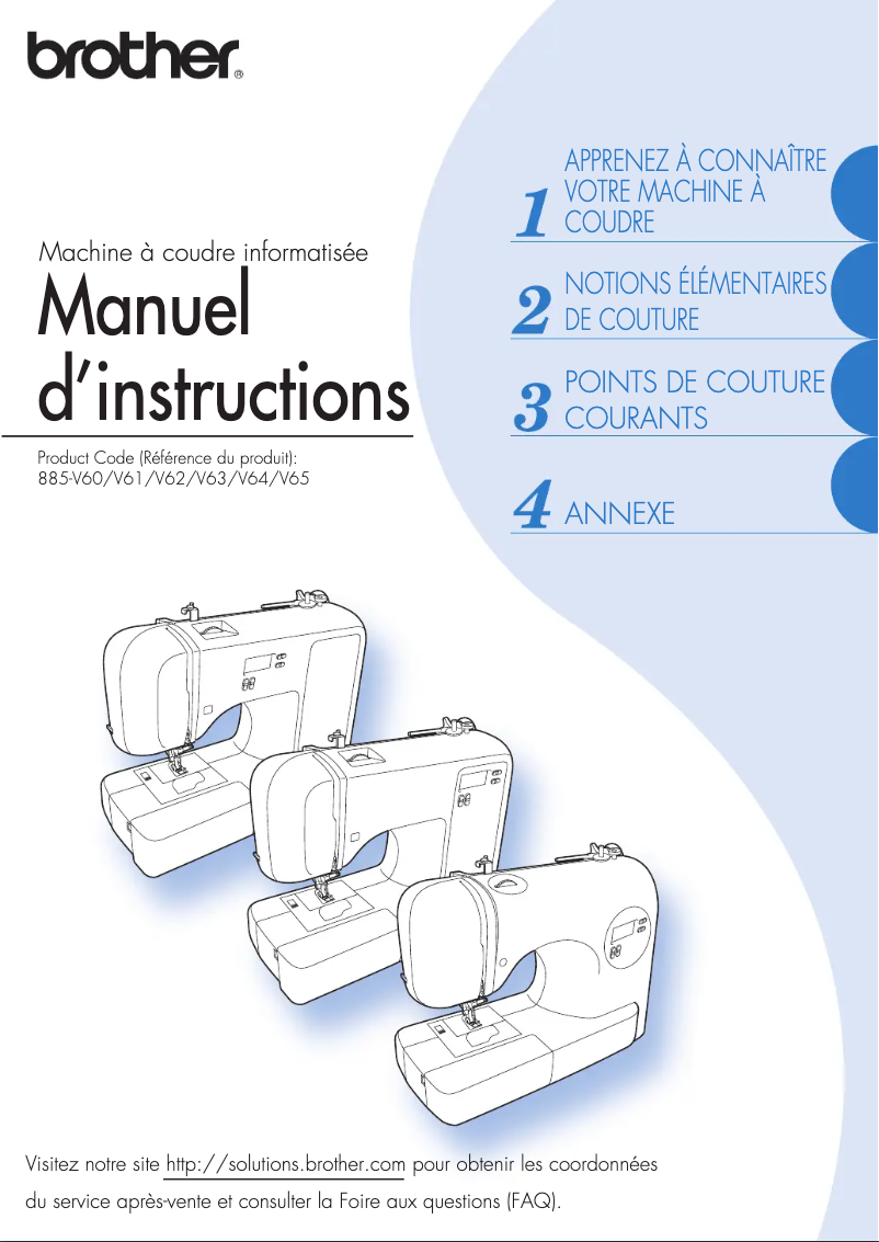 Page 1 de la notice Manuel utilisateur Brother FS130