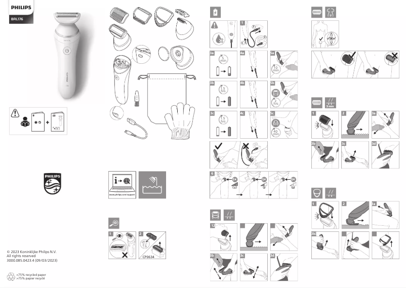 Página 1 del manual Manual de usuario Philips BRL176