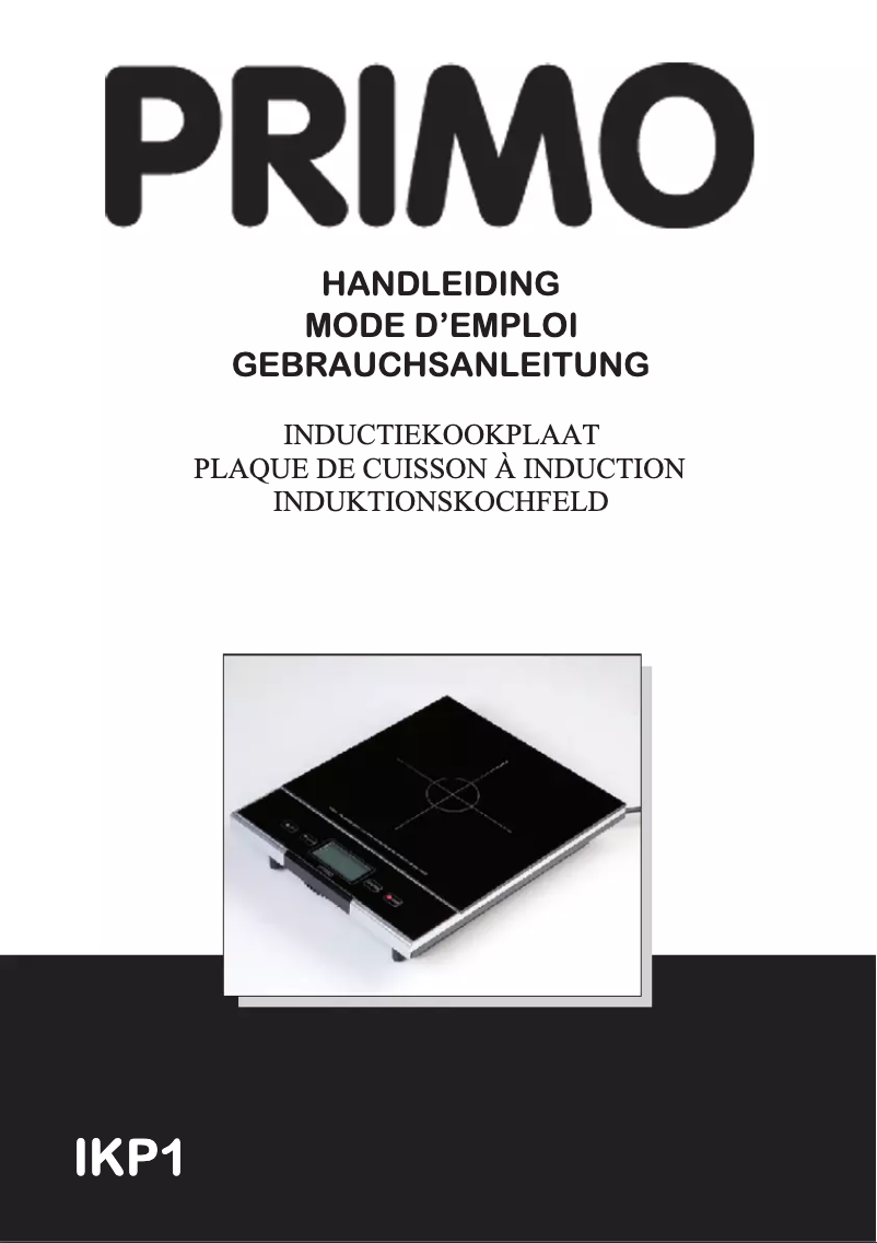 Page 1 de la notice Manuel utilisateur Primo IKP1