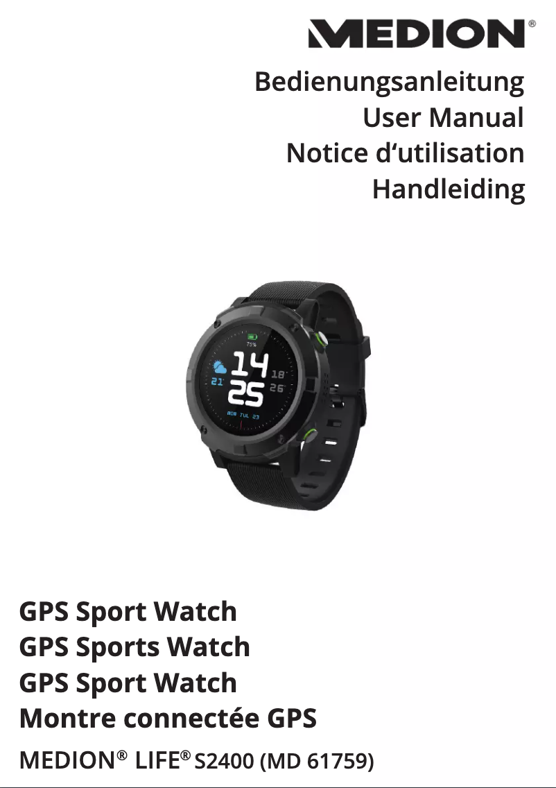 Page 1 de la notice Manuel utilisateur Medion Life S2400 (MD 61759)