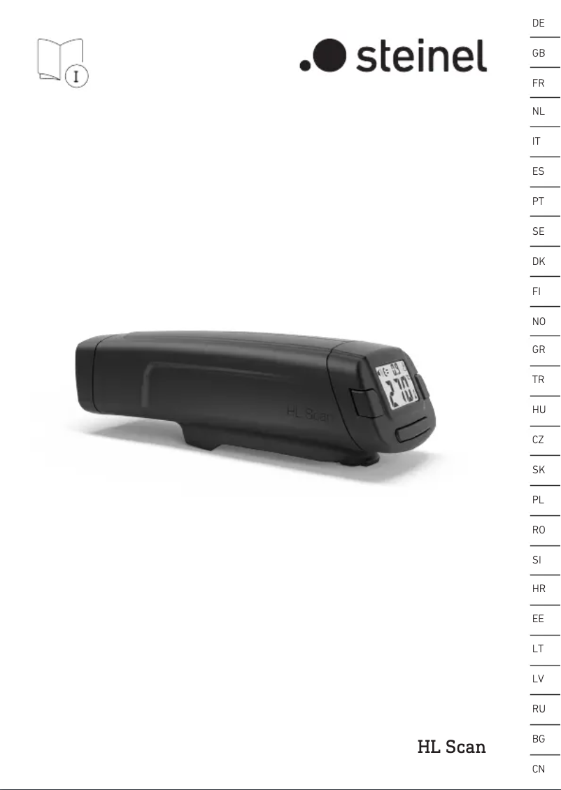 Page 1 of the manual User Manual Steinel HL Scan