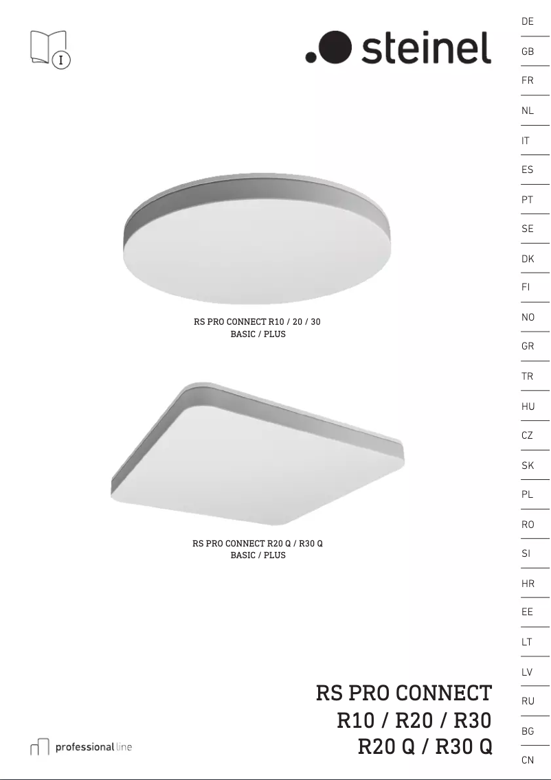 Page 1 de la notice Manuel utilisateur Steinel RS PRO R20 Plus SC
