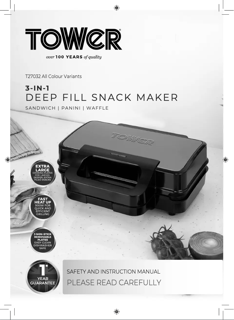 Page 1 of the manual User Manual Tower T27032