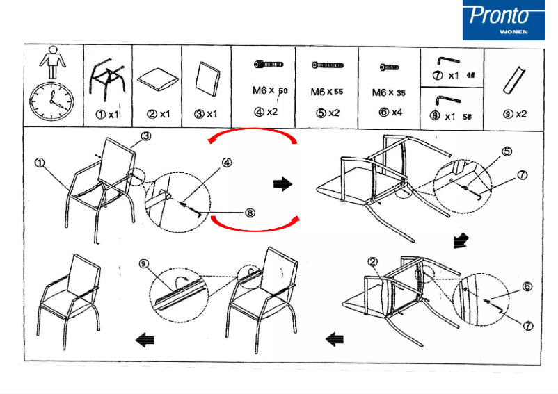 Page 1 de la notice Manuel utilisateur Pronto Zijdam