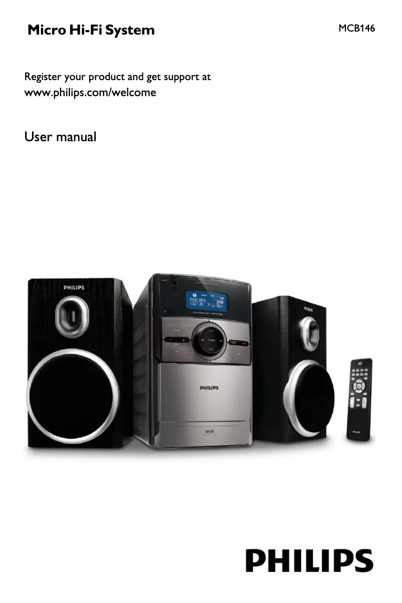 Página 1 del manual Manual de usuario Philips MCB146