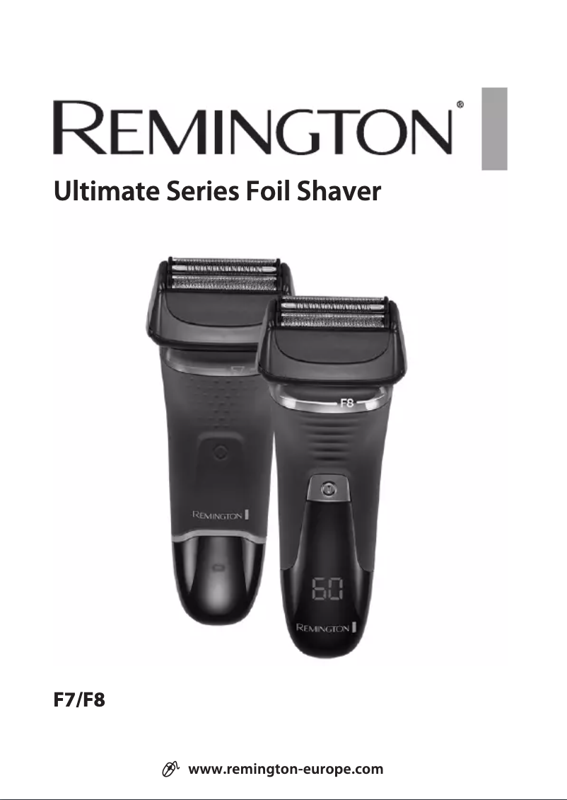 Página 1 del manual Manual de usuario Remington Ultimate series F7