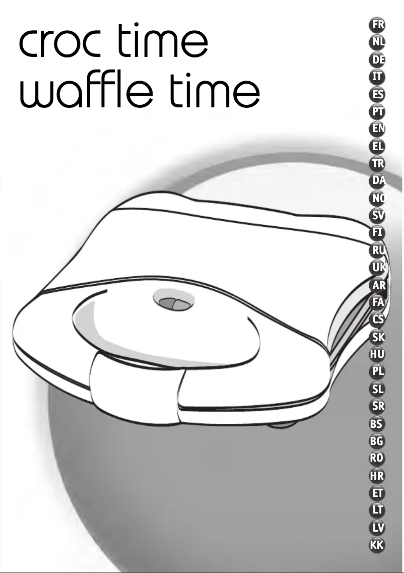 Página 1 del manual Manual de usuario Tefal Waffle Time WD1508