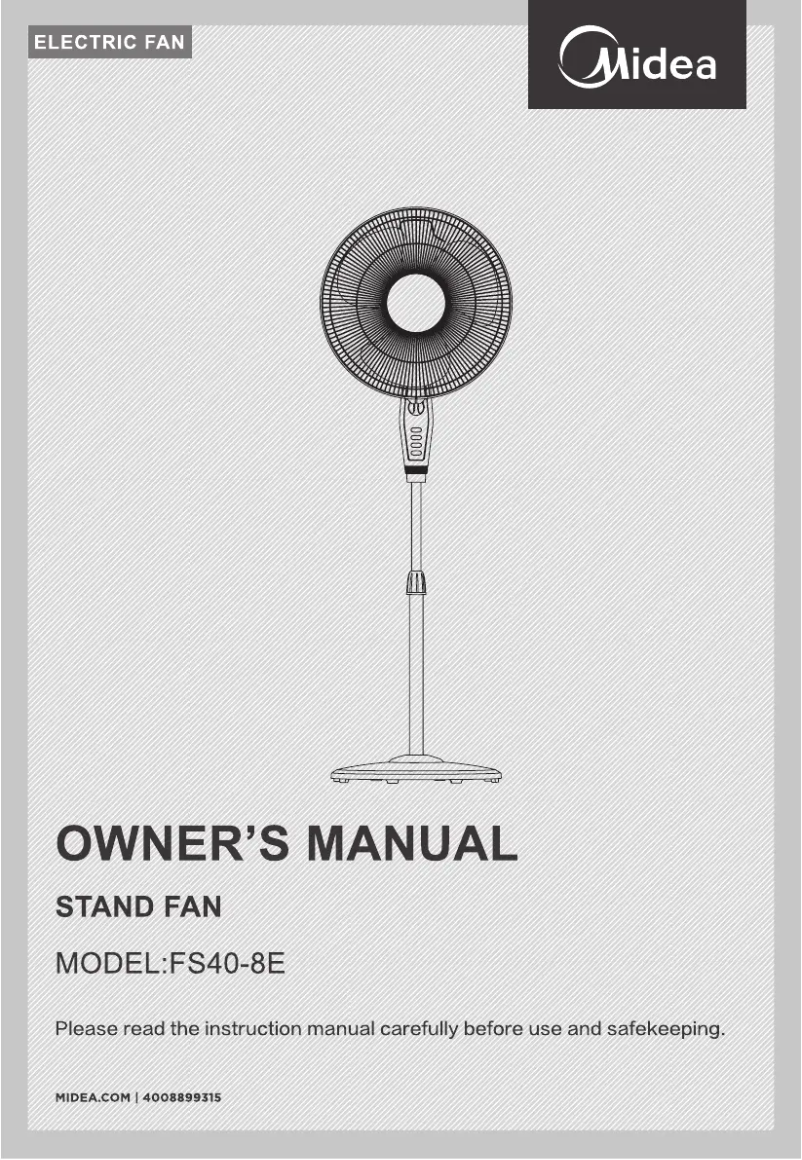 Página 1 del manual Manual de usuario Midea FS40-8E