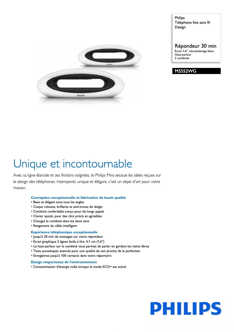 Imagen de la primera página del manual del dispositivo M5552WG