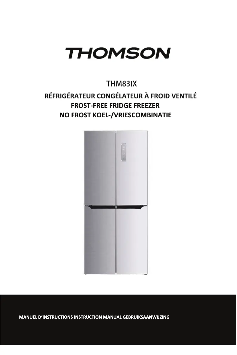 Page 1 de la notice Manuel utilisateur Thomson THM83IX