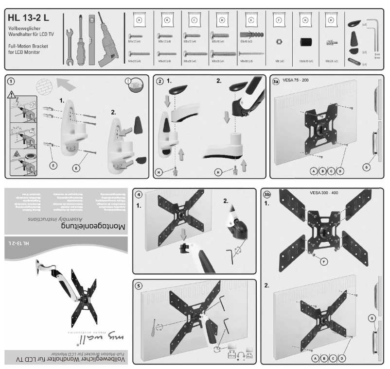 Page 1 of the manual User Manual My Wall HL 13-2 L