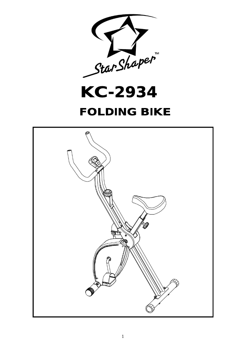 Page 1 de la notice Manuel utilisateur Body Sculpture KC-2934