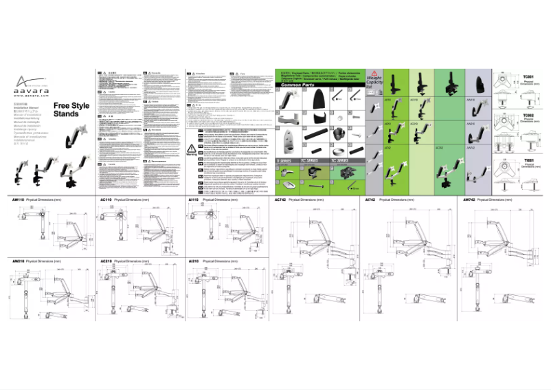 Page 1 de la notice Manuel utilisateur Aavara AC742