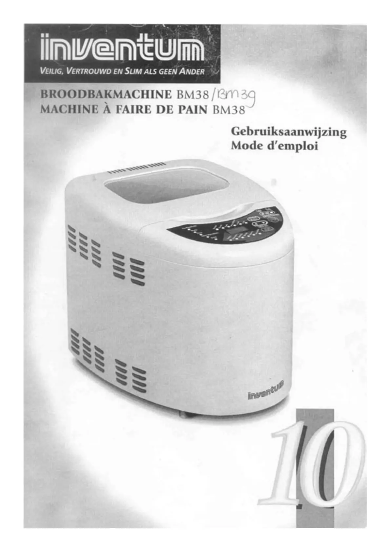 Page 1 de la notice Manuel utilisateur Inventum BM38