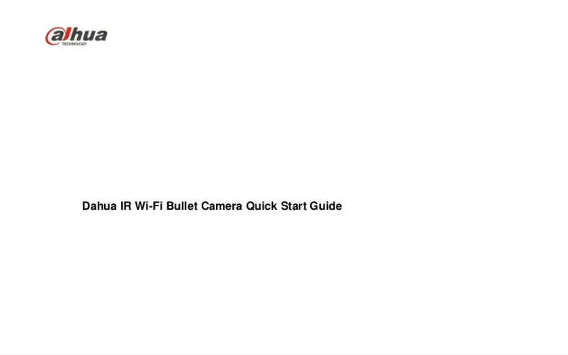 Page 1 de la notice Manuel utilisateur Dahua Technology IPC-HFW1120S-W