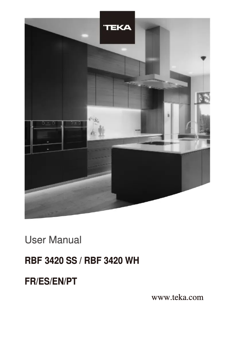 Page 1 de la notice Manuel utilisateur Teka 113420009