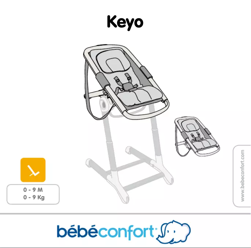 Page 1 de la notice Manuel utilisateur Bebe Confort Keyo