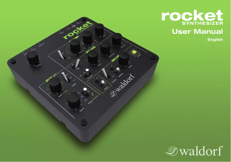 Page 1 of the manual User Manual Waldorf Rocket