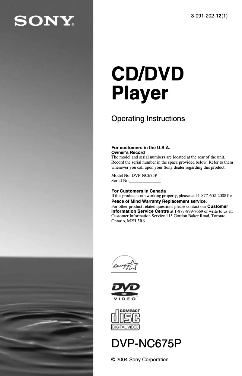 Page 1 de la notice Manuel utilisateur Sony HT-6800DP