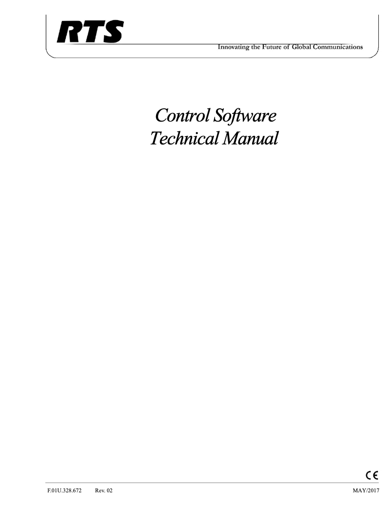 Page 1 de la notice Manuel utilisateur RTS FMI-4