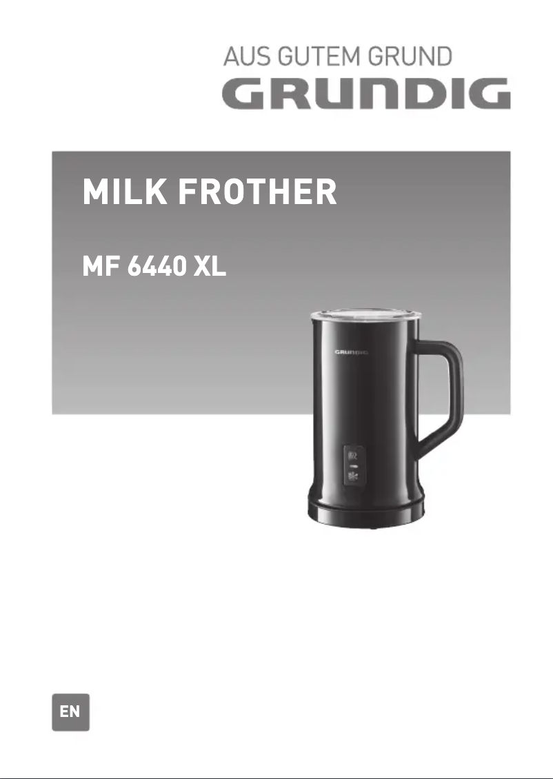 Page 1 de la notice Manuel utilisateur Grundig MF 6440 XL