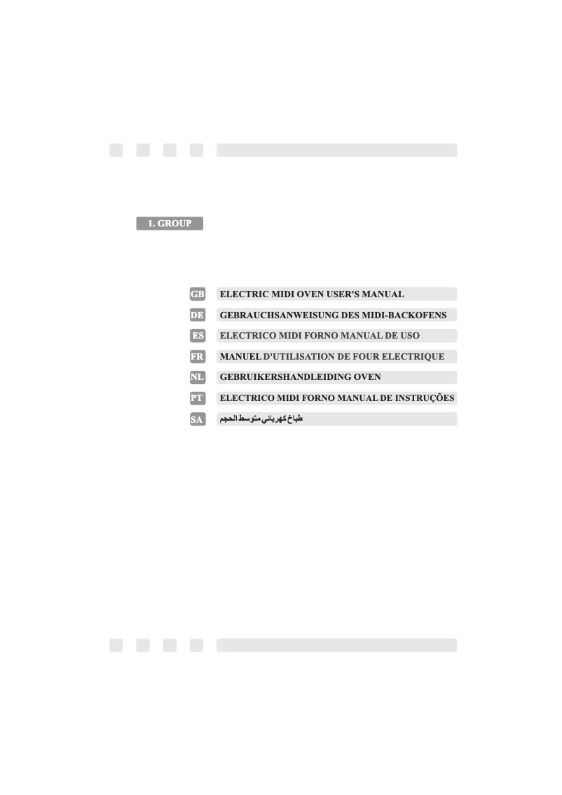 Página 1 del manual Manual de usuario Vitrokitchen 3650B