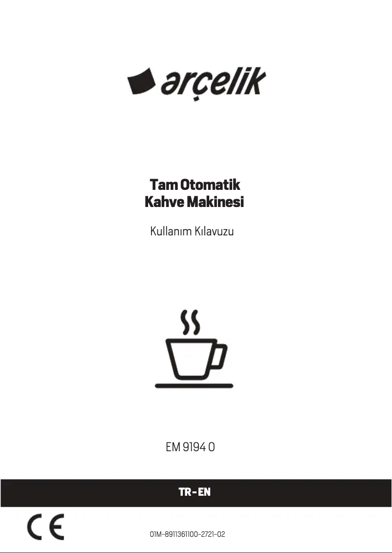 Page 1 de la notice Manuel utilisateur Arçelik EM 9194 O