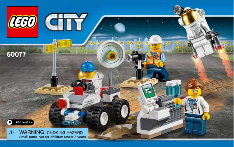 Page 1 de la notice Manuel utilisateur Lego City 60077