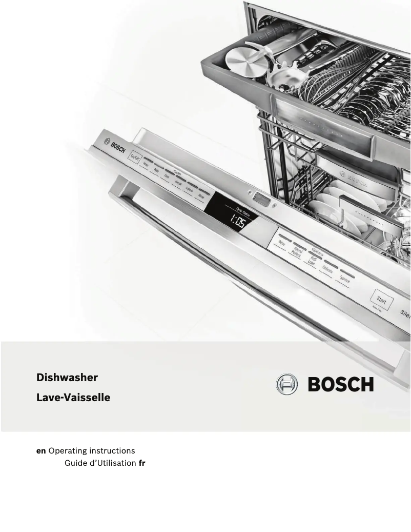 Page 1 de la notice Manuel utilisateur Bosch SPE68U55UC