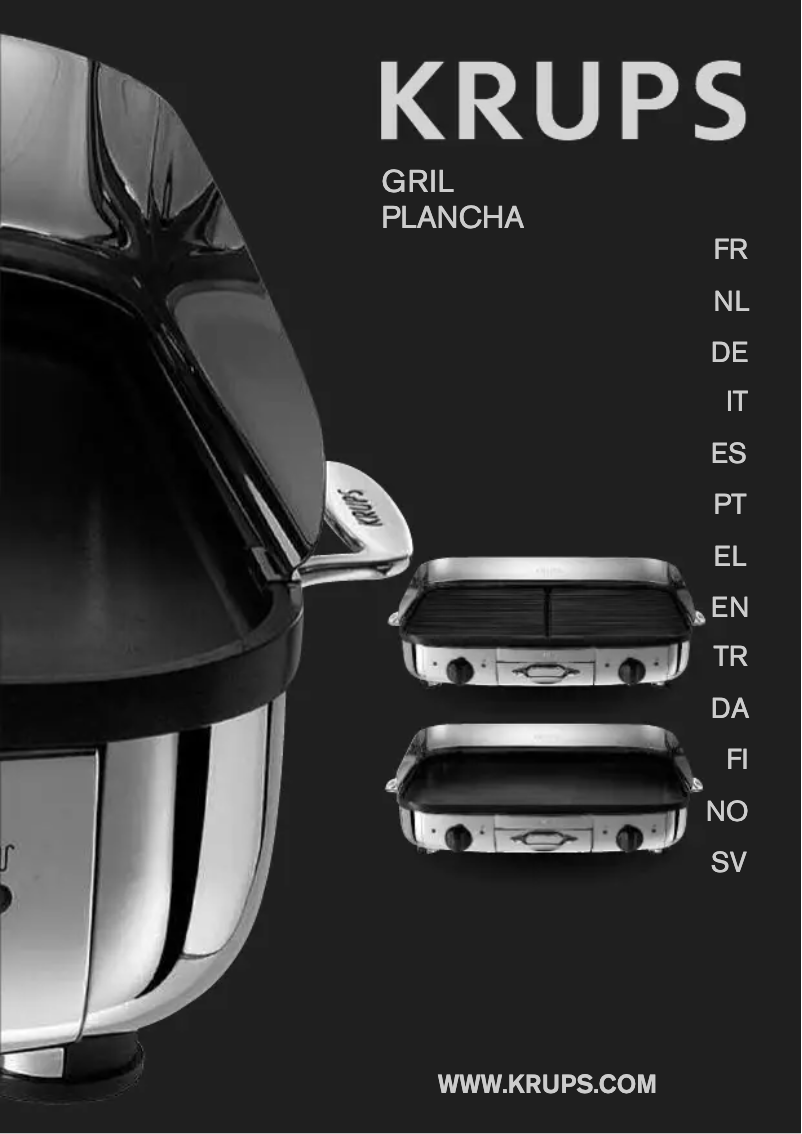 Page 1 of the manual User Manual Krups TG7010