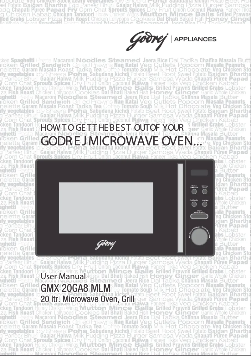 Page 1 de la notice Manuel utilisateur Godrej GMX 20GA8 MLM