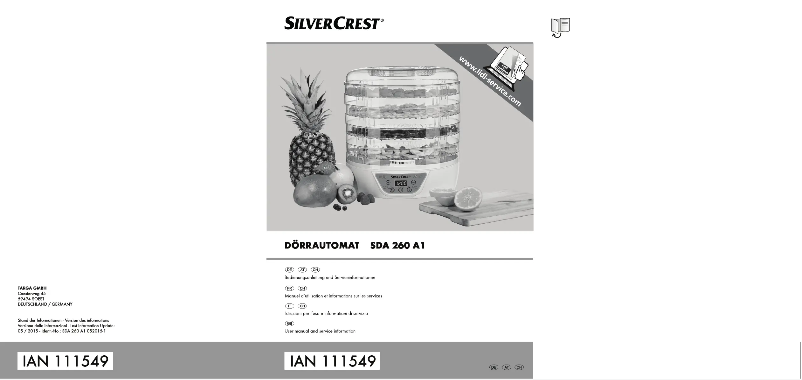 Page 1 de la notice Manuel utilisateur SilverCrest SDA 350 A1