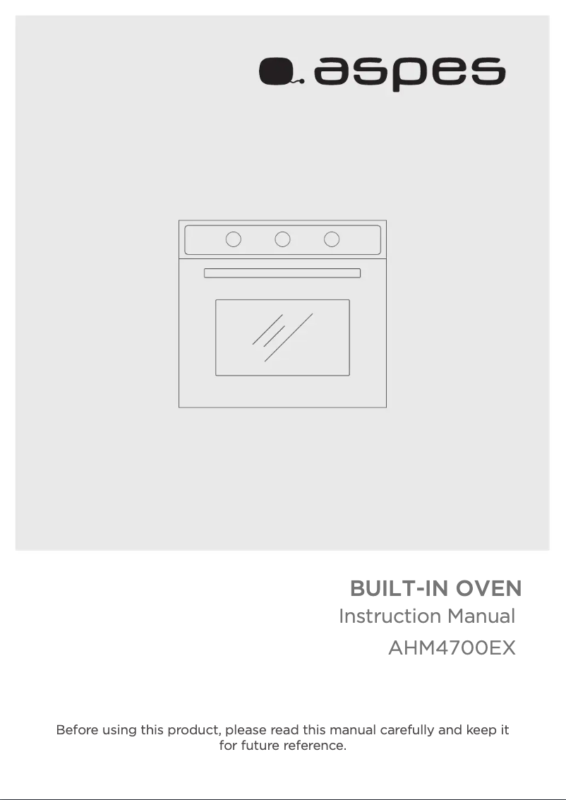 Page 1 of the manual User Manual Aspes AHM4700EX
