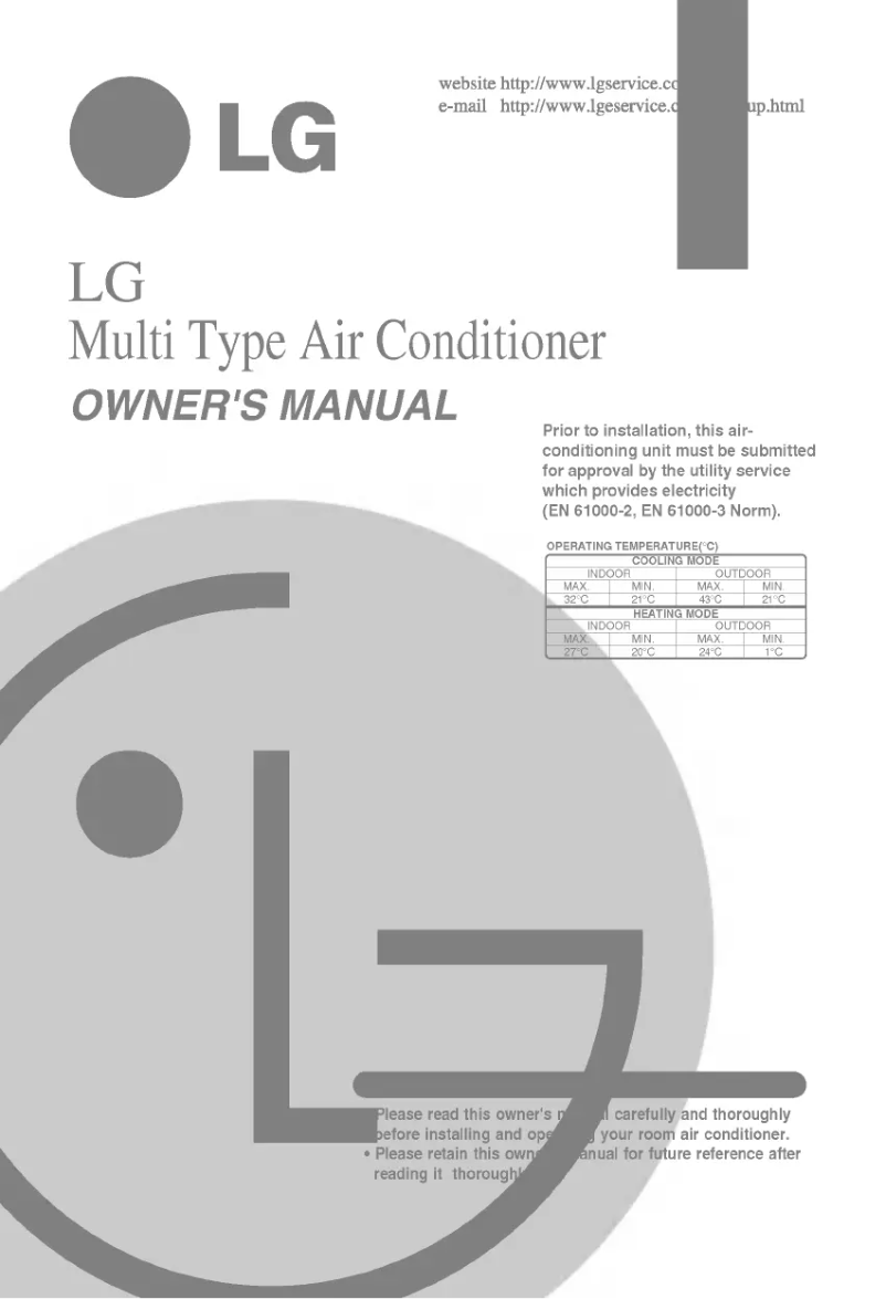 Page 1 of the manual User Manual LG L8UC1008FA0
