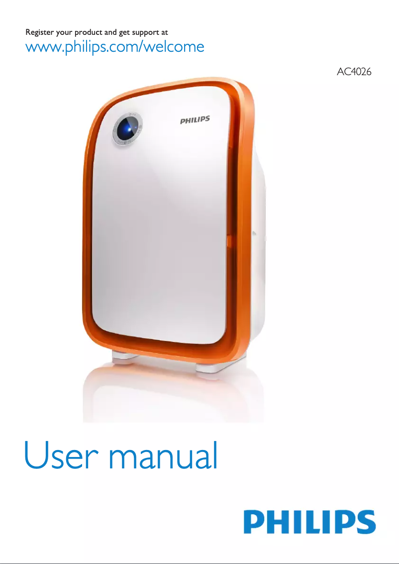 Página 1 del manual Manual de usuario Philips AC4026
