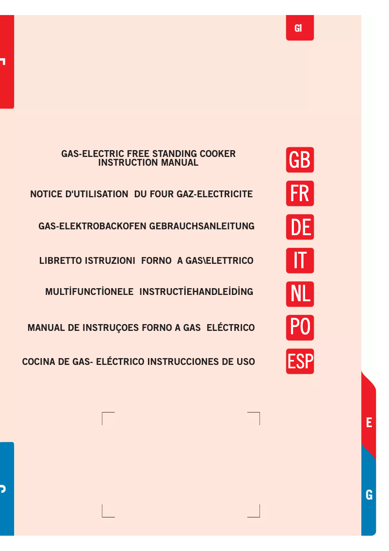 Page 1 de la notice Manuel utilisateur Vitrokitchen CB55IB