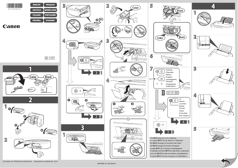 Page 1 de la notice Manuel utilisateur Canon Pixma MG2900