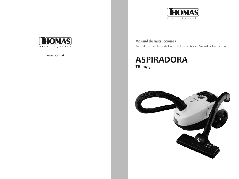 Page 1 de la notice Manuel utilisateur Thomas TH-1415