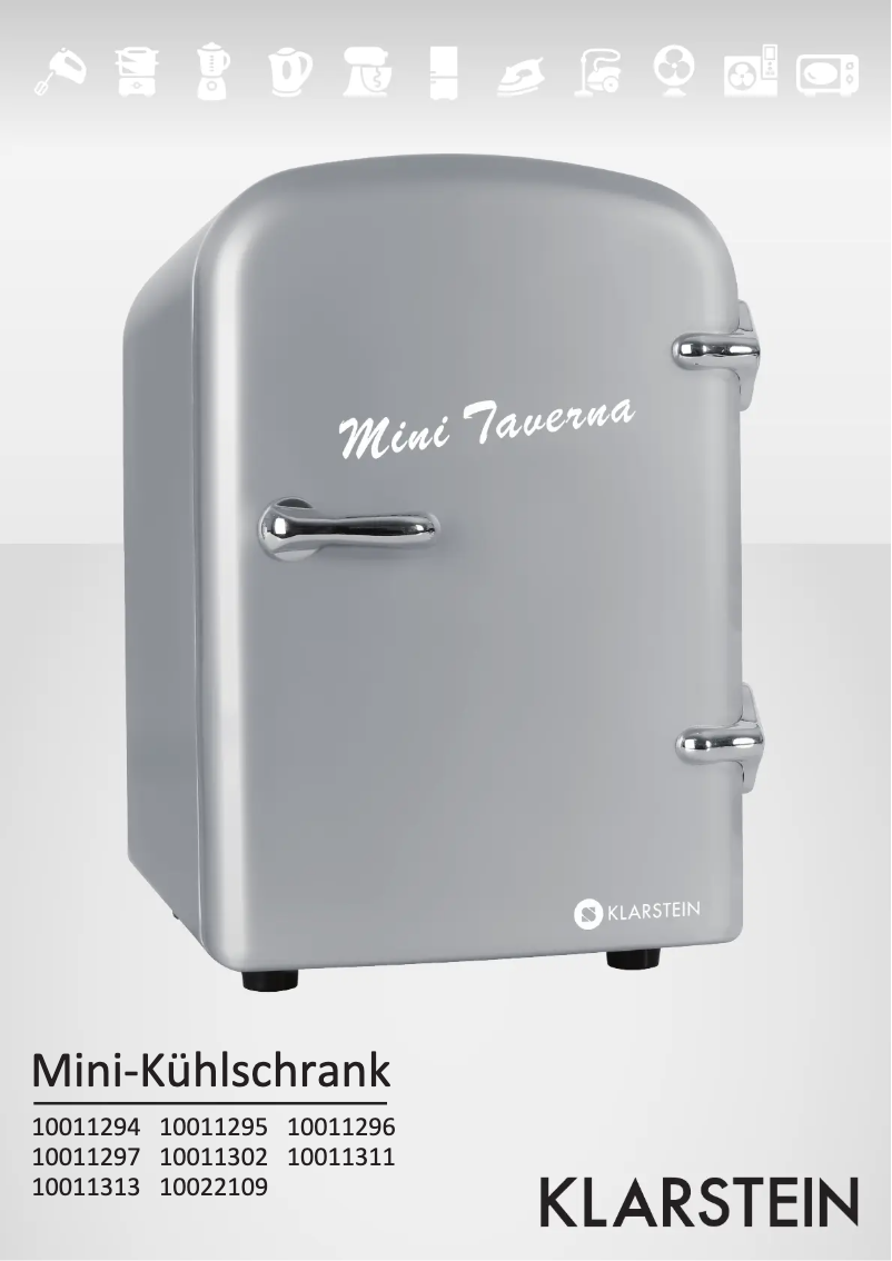 Page 1 de la notice Manuel utilisateur Klarstein Mini Taverna