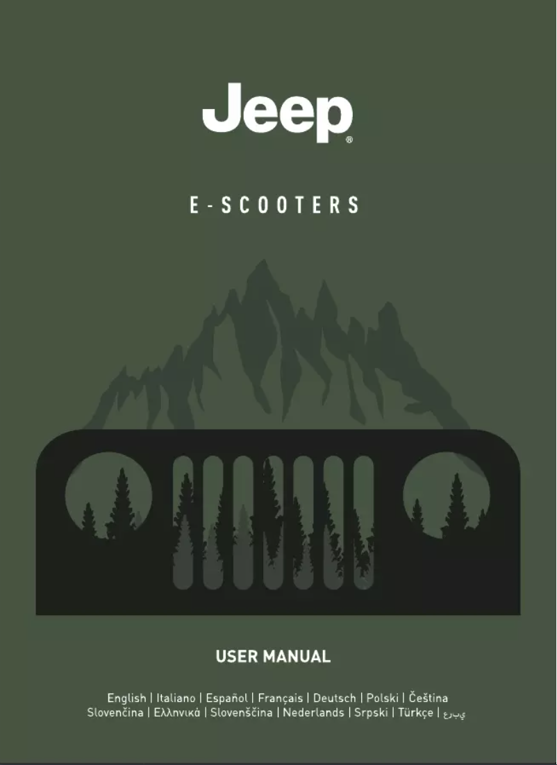 Page 1 de la notice Manuel utilisateur Jeep Adventure Advanced Safety
