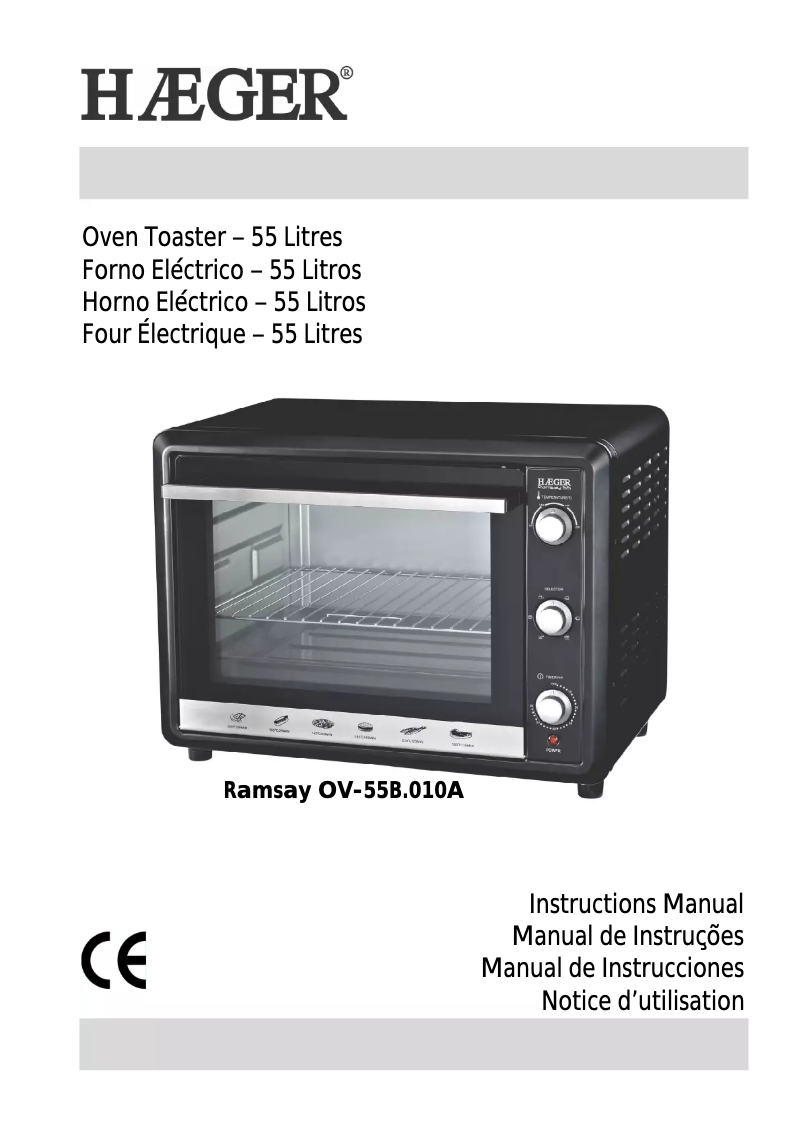 Página 1 del manual Manual de usuario Haeger Ramsay 55 OV-55B.010A