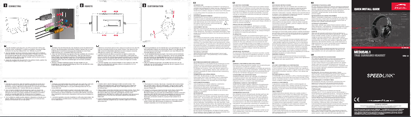 Page 1 de la notice Manuel utilisateur Speed-Link Medusa 5.1