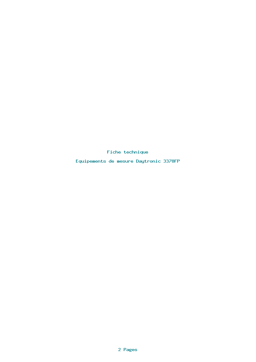 Image de la première page du manuel de l'appareil 3378FP