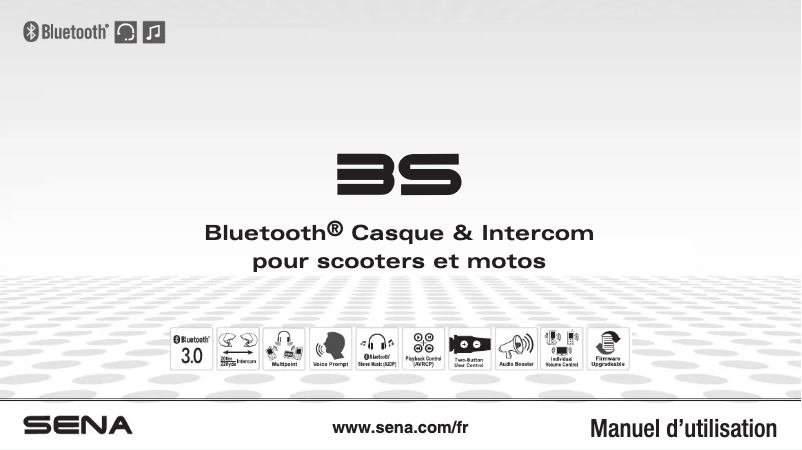 Page 1 de la notice Manuel utilisateur Sena 3S